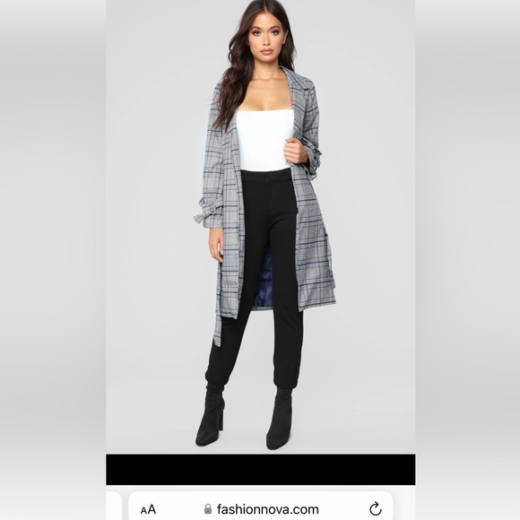 Brand new w/ tags Fashion Nova Trench Coat - Picture 1 of 6